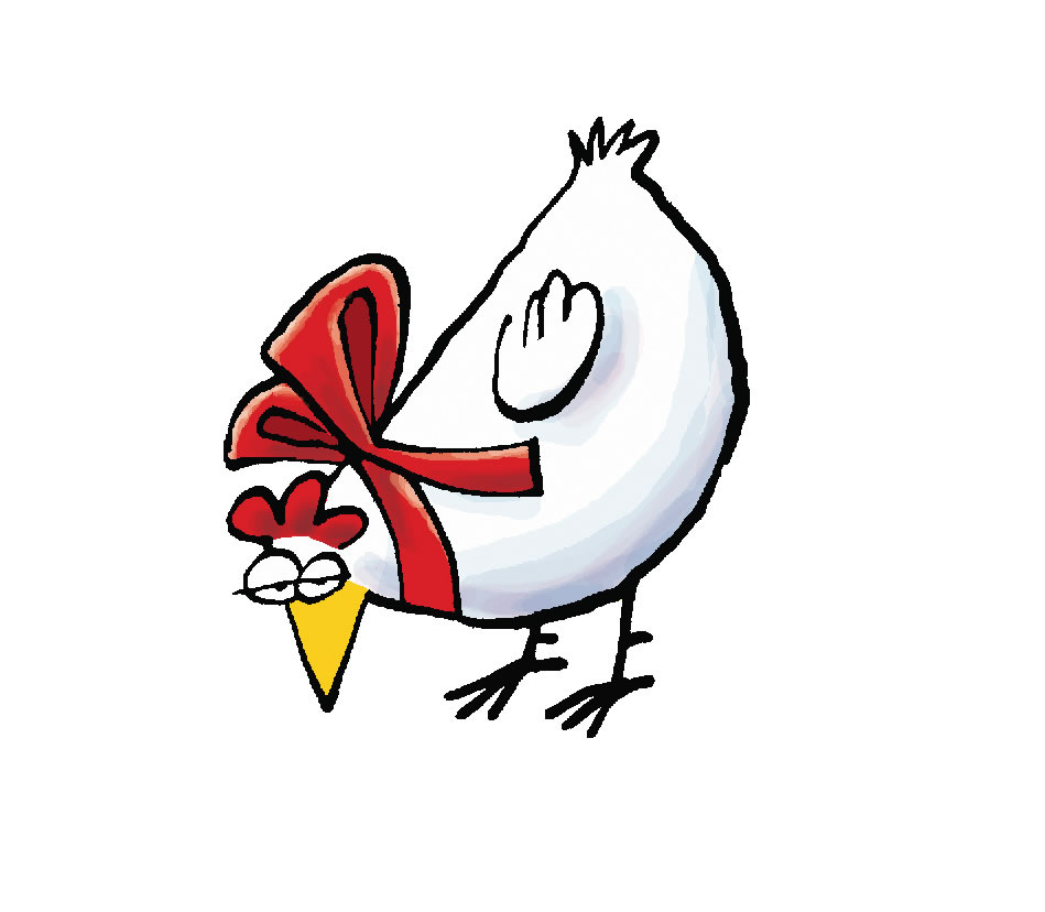 chicken lady clipart - photo #12