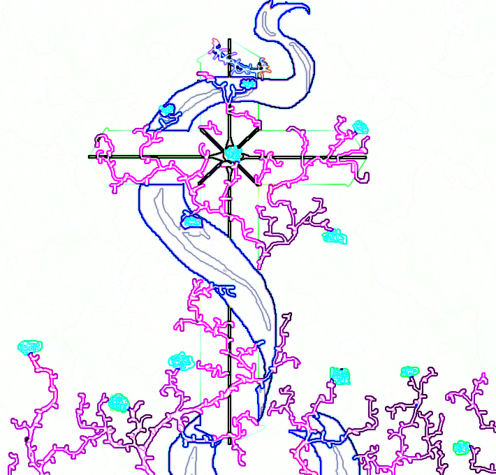 Drawings Of Crosses With Ribbons And Roses Images & Pictures - Becuo