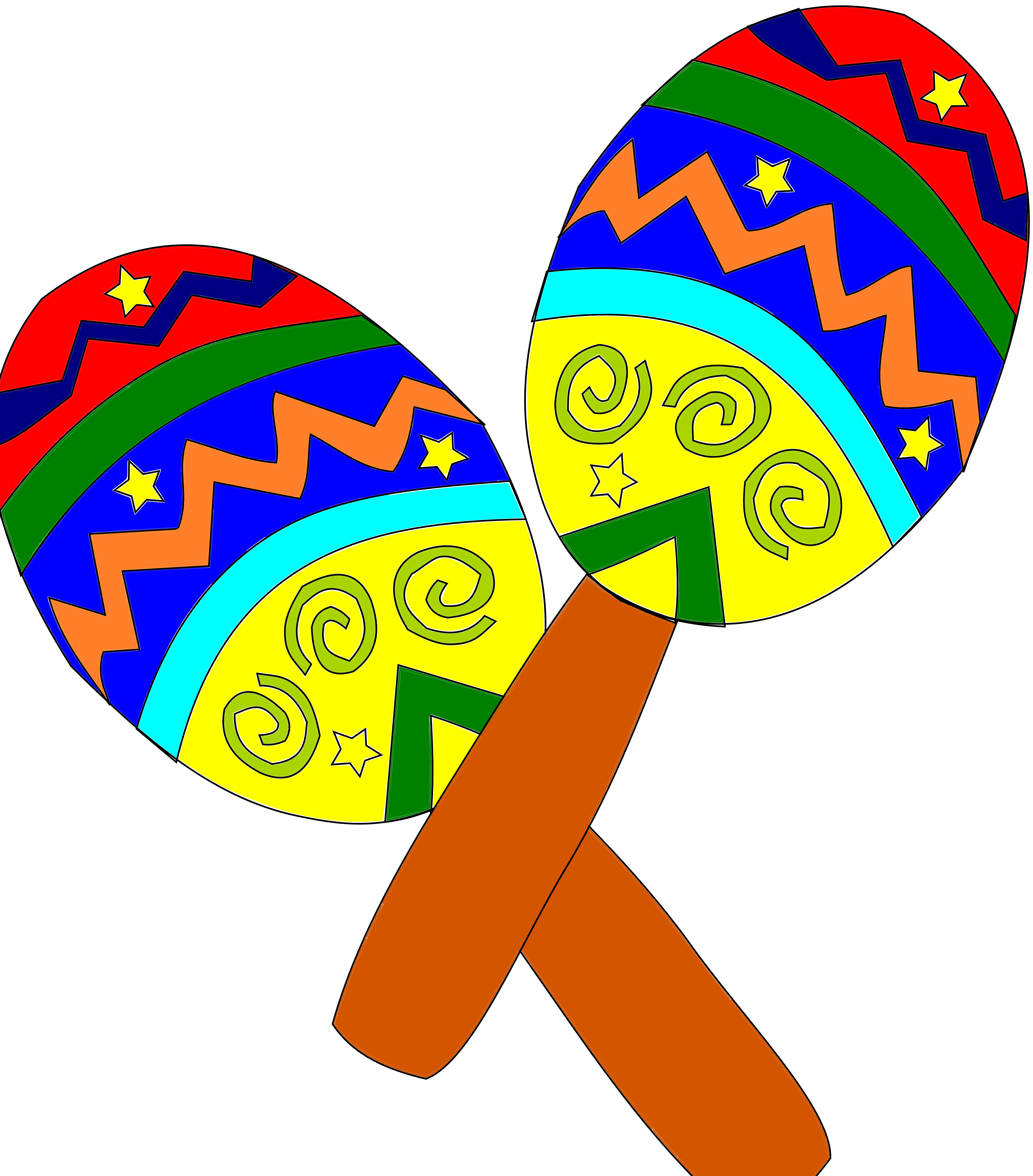 Trends For > Maracas Coloring Pages