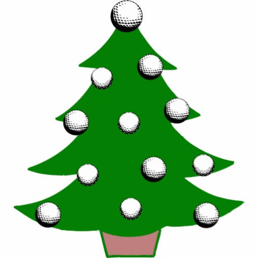 Golf Ball Christmas Tree Ornament | Zazzle
