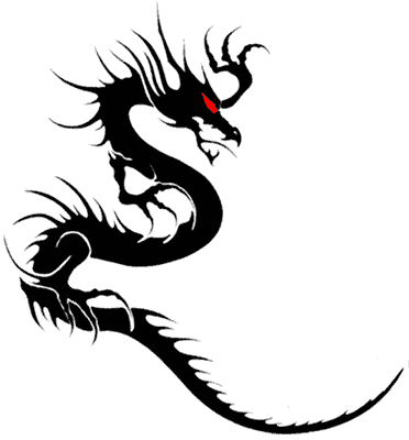 japanese dragon tattoo black | Maria Lombardic
