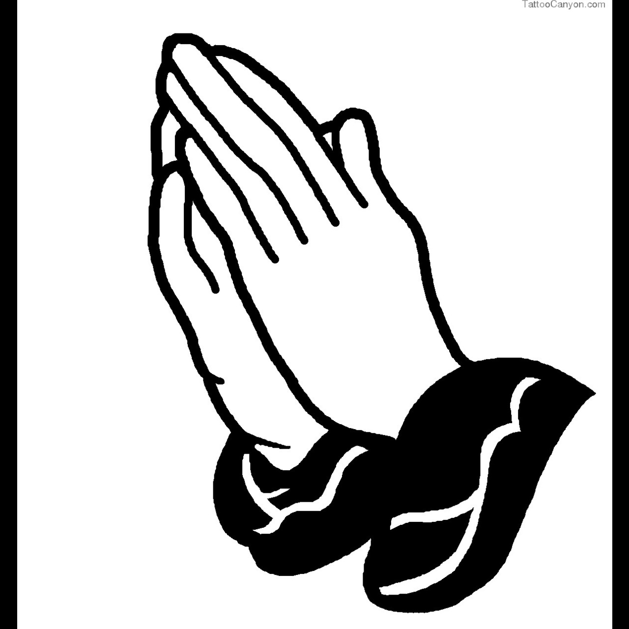 Praying Hands Coloring Page Pictures And Tattoo Design ...