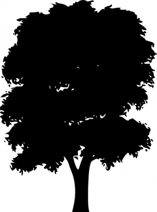 Tree Silhouette clip art Vector clip art - Free vector for free ...