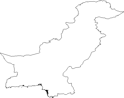 Blank Outline Map of Pakistan - ClipArt Best - ClipArt Best
