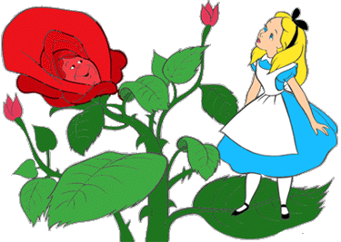 Flower Garden Clipart from Disney's Alice in Wonderland - Quality ...