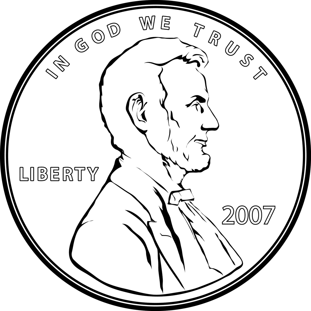 Coins Clipart Black And White | Clipart Panda - Free Clipart Images