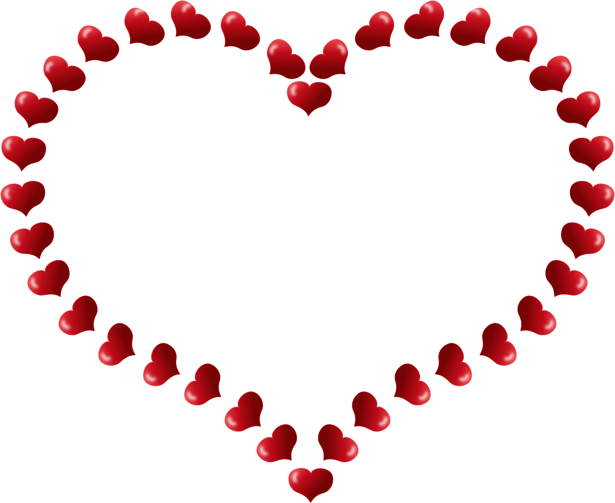 Images For > Heart Shapes Clip Art
