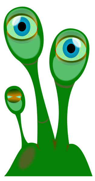 Extraterrestrial Eye Plant SVG Vector file, vector clip art svg ...