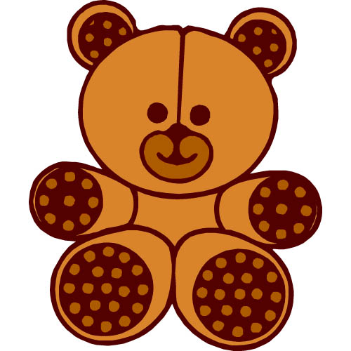 teddy bear face clip art - photo #47