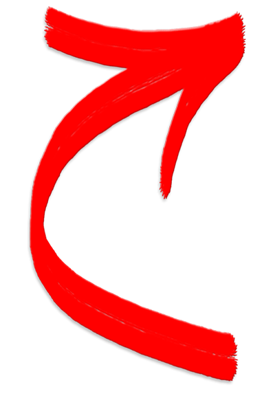 Pix For > Red Curved Arrows
