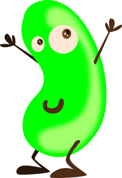 Green Bean Cartoon clip art - vector clip art online, royalty free ...