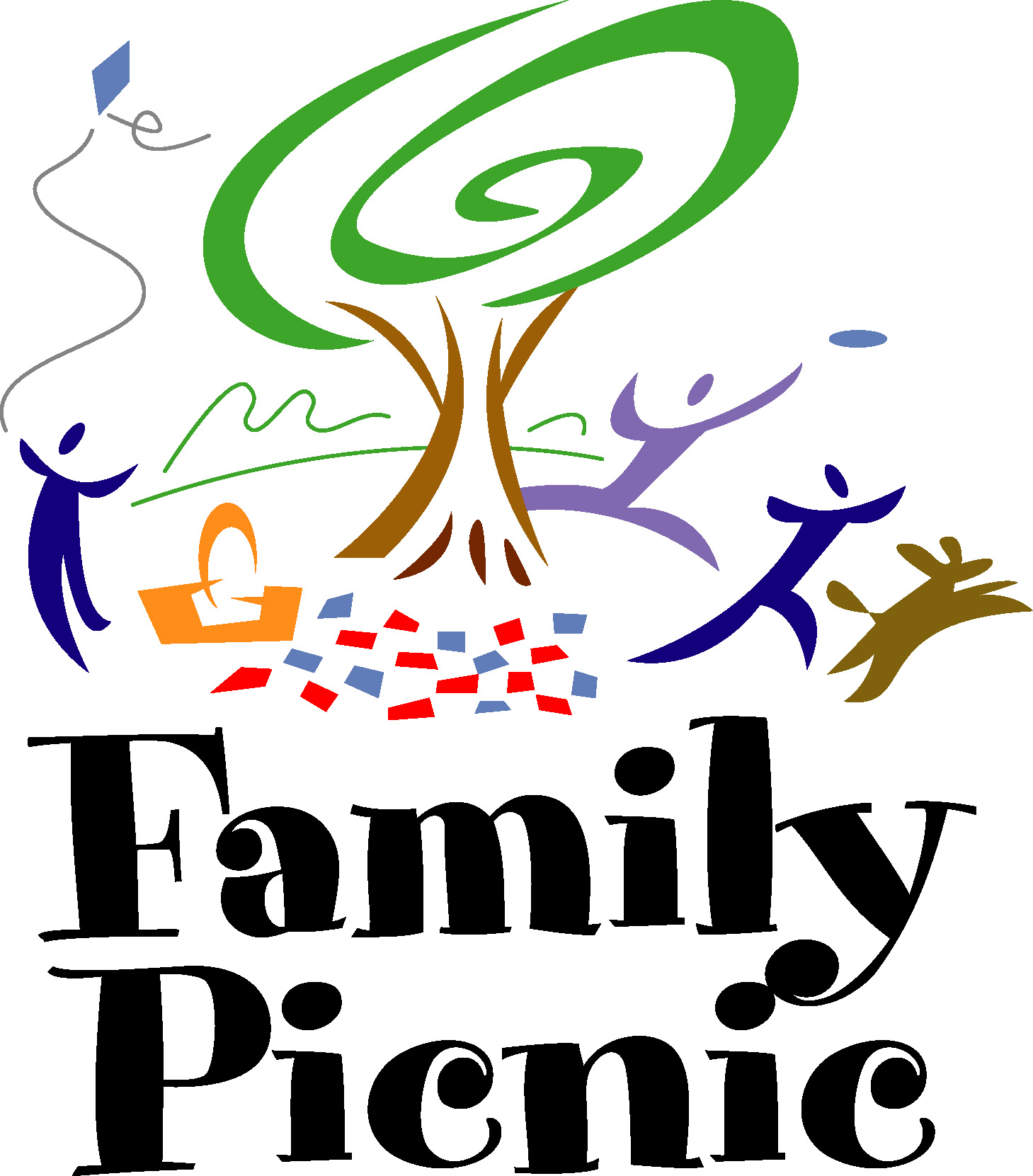 Picnic Clip Art Black And White | Clipart Panda - Free Clipart Images