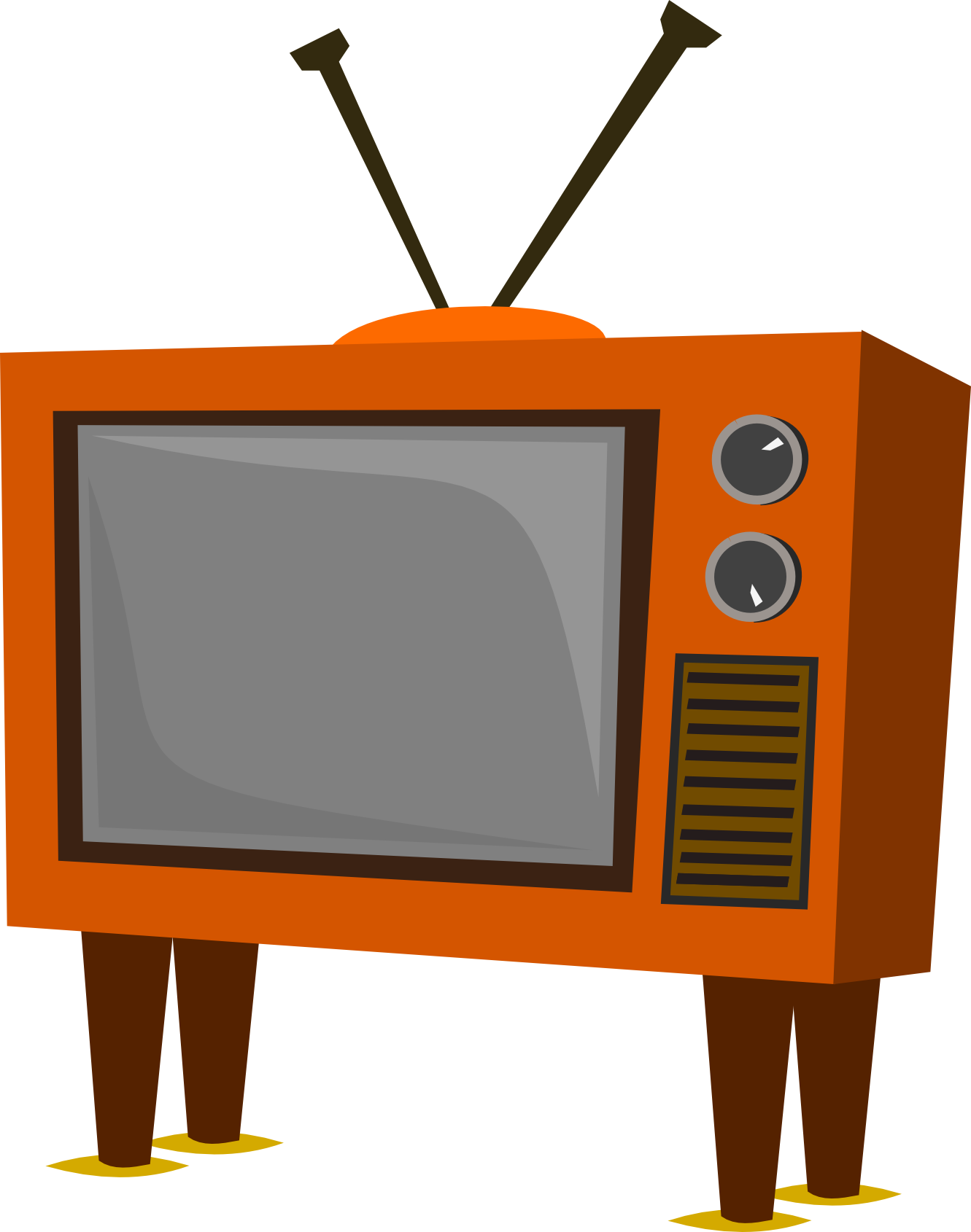 Images For > To Watch Television Clipart