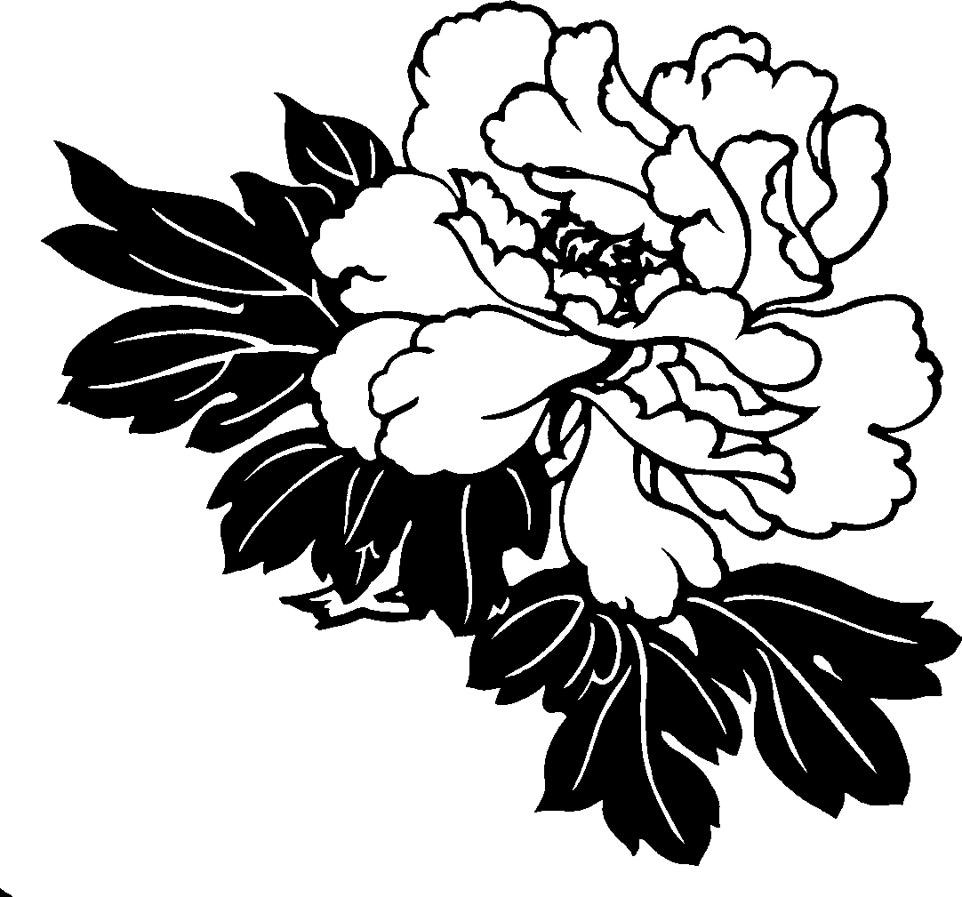 Flowers For > Hawaiian Flower Clip Art Black And White