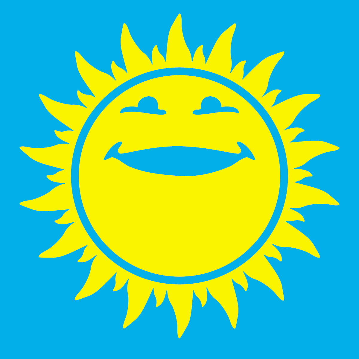 Smiling Sun Clipart Black And White | Clipart Panda - Free Clipart ...
