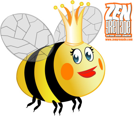 queen bee Cartoon Character - ClipArt Best - ClipArt Best