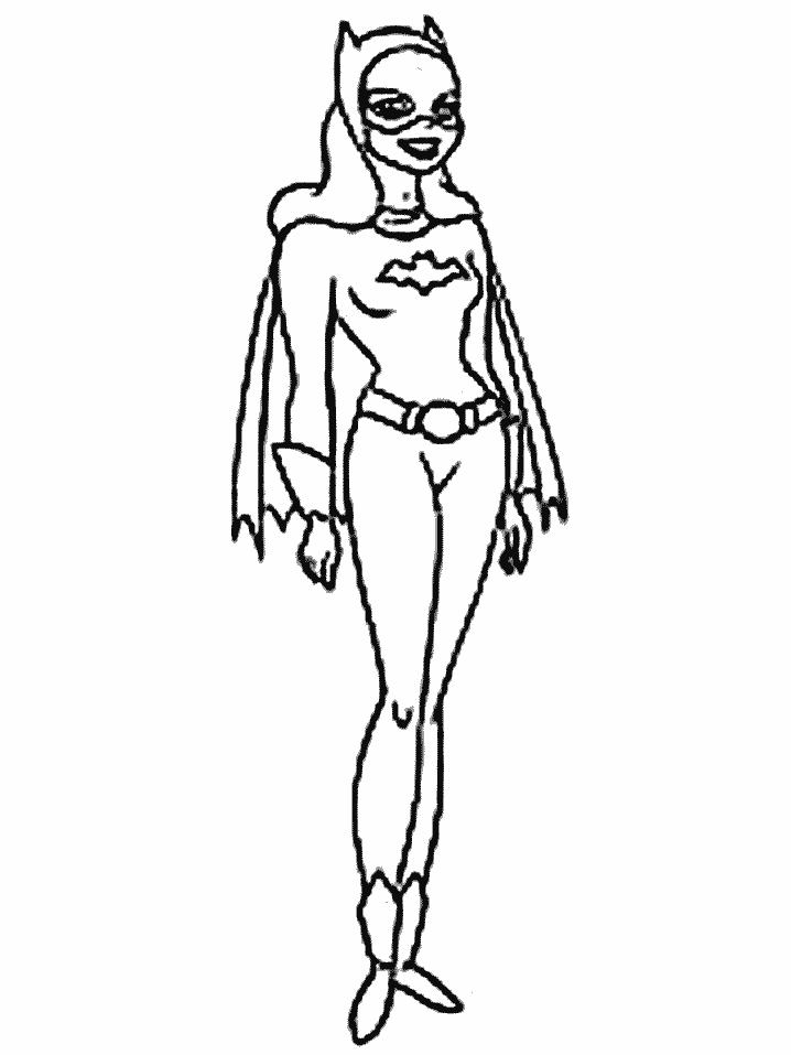 Catwoman Coloring Pages | Coloring Pages For Kids | Kids Coloring ...
