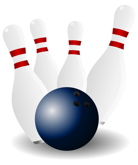 Free Bowling Pins & Bowling Ball Clip Art