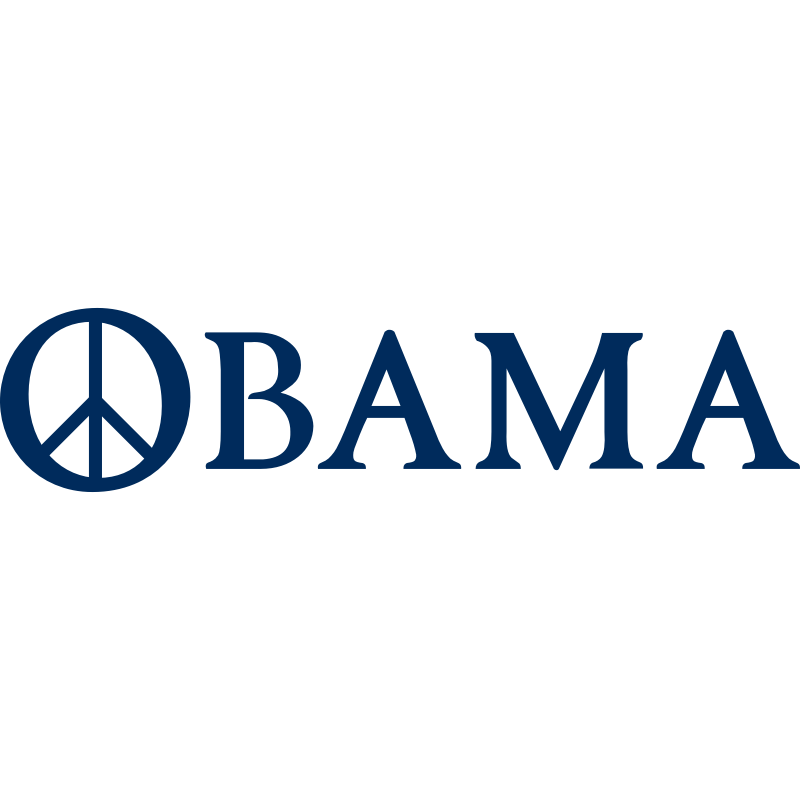 Clipart - Obama Peace Symbol