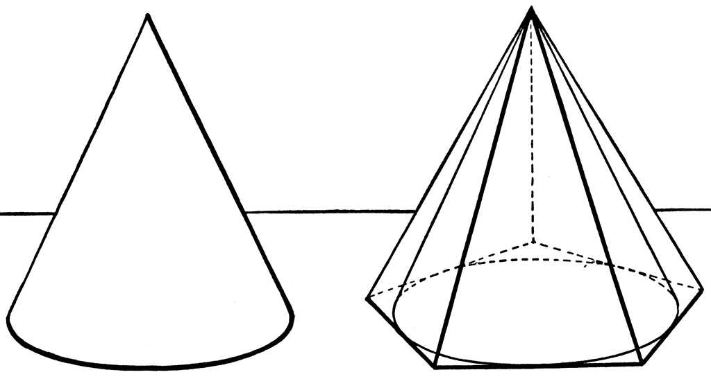 Lateral Area of Cone of Revolution | ClipArt ETC