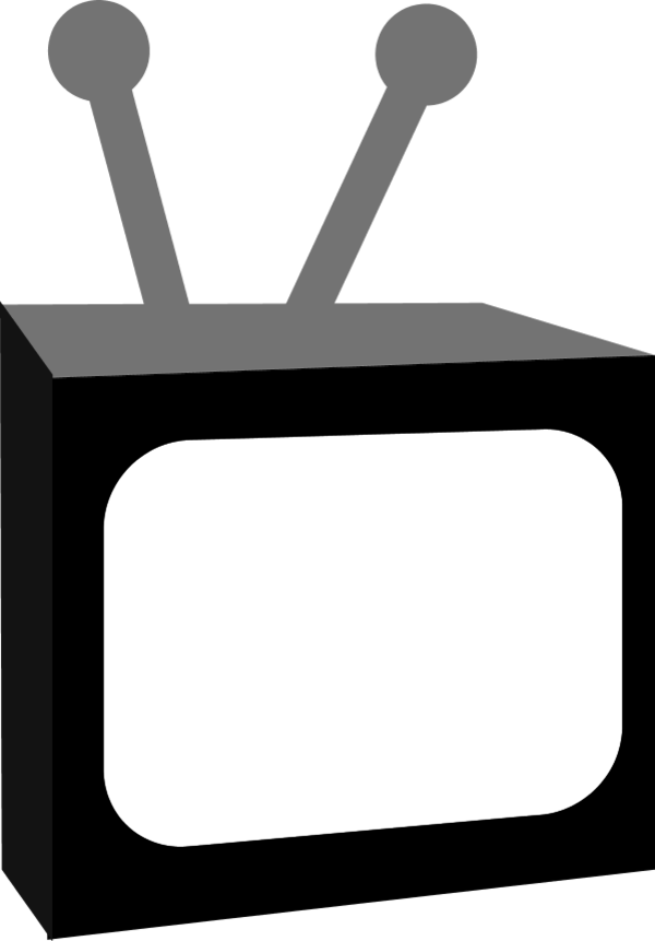 TV Television Antenna - vector Clip Art