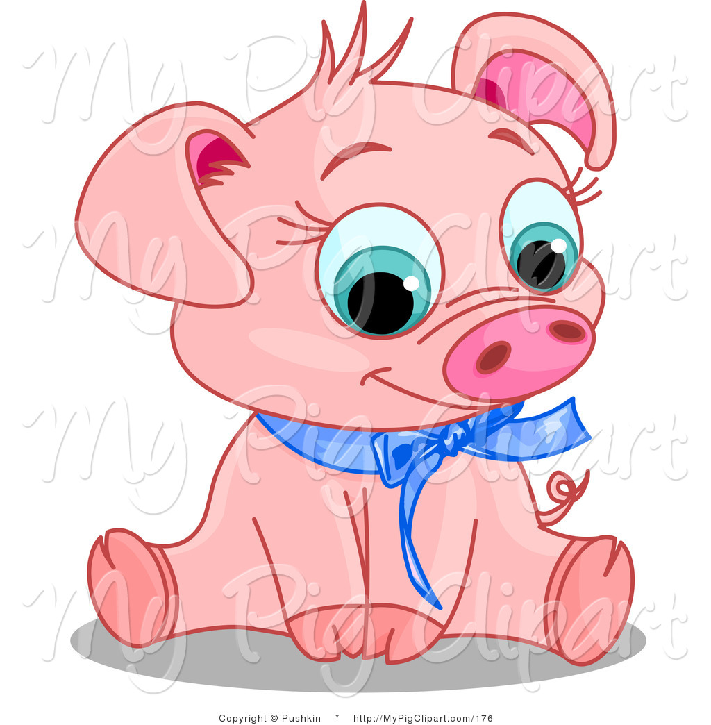 Royalty Free Stock Pig Designs of Cute Animals