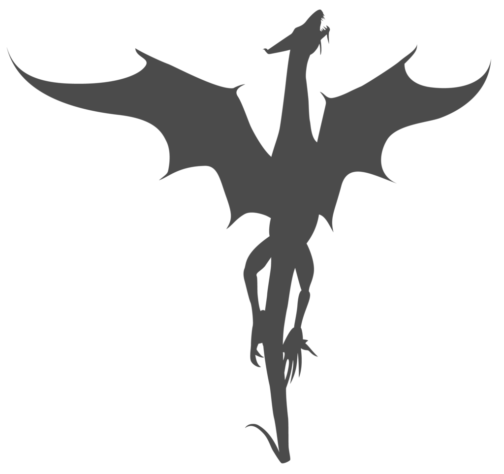 deviantART: More Like Vector Dragon Silhouette by Watyrfall