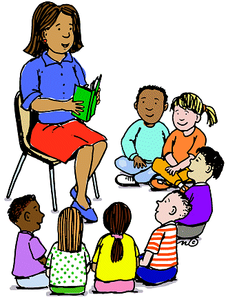 reading circle (in color) - Clip Art Gallery