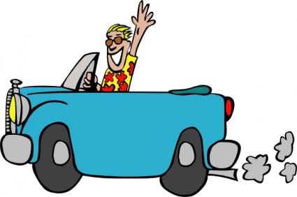 Man Driving Car clip art - Download free Transport vectors
