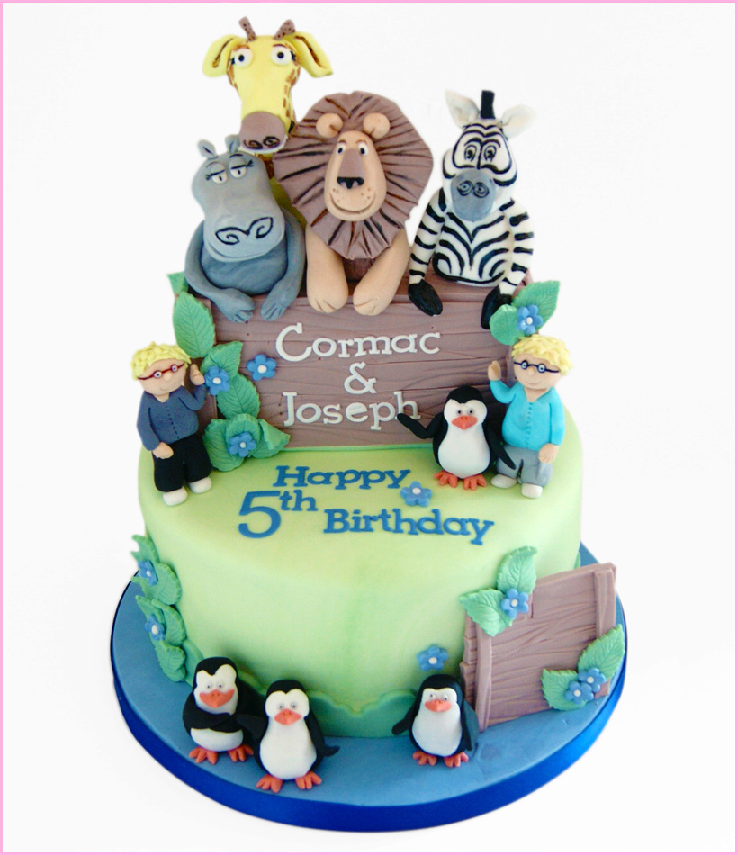Just For You Cakes Dublin: Madagascar Birthday Cake
