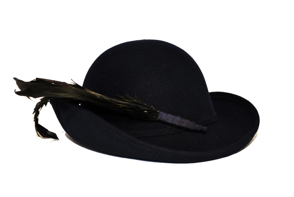 1930's Style Bowler Hat in Navy – Hat Covet