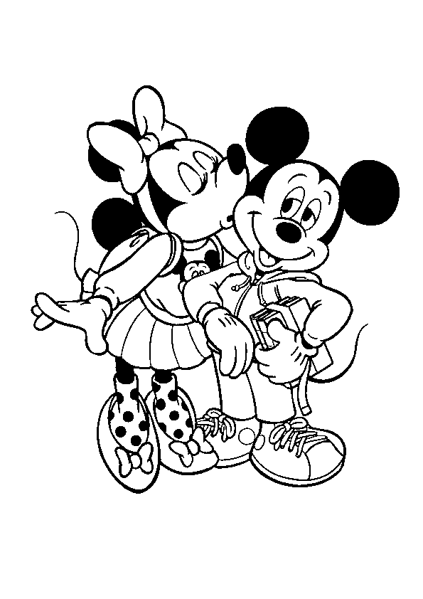 Minnie Mouse Black And White