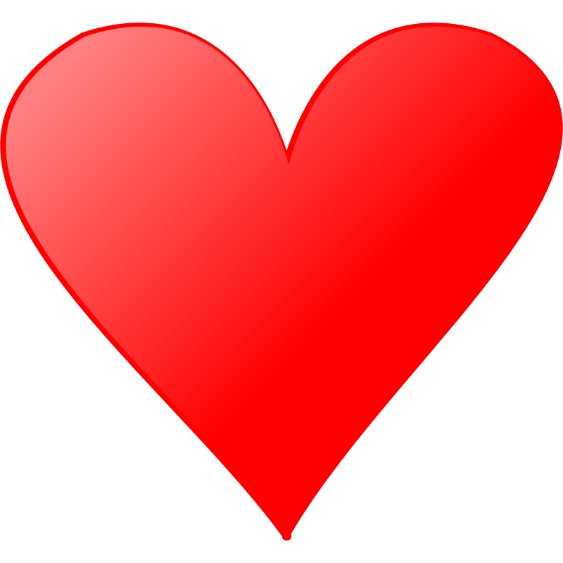 Clipart - Card symbols: Heart