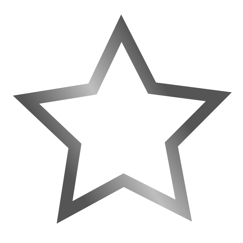 Clipart - Outlined star icon