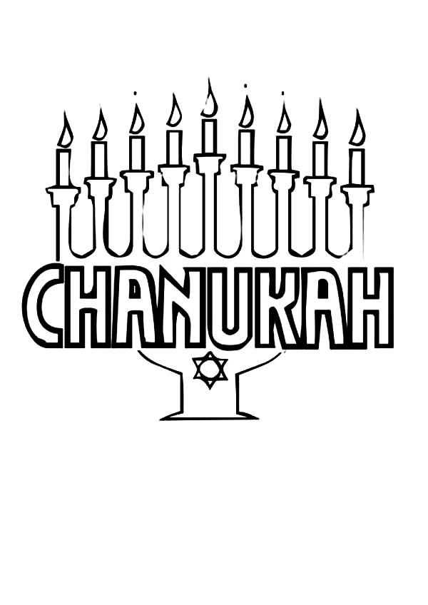 Chanukah Day Coloring Page | Kids Play Color