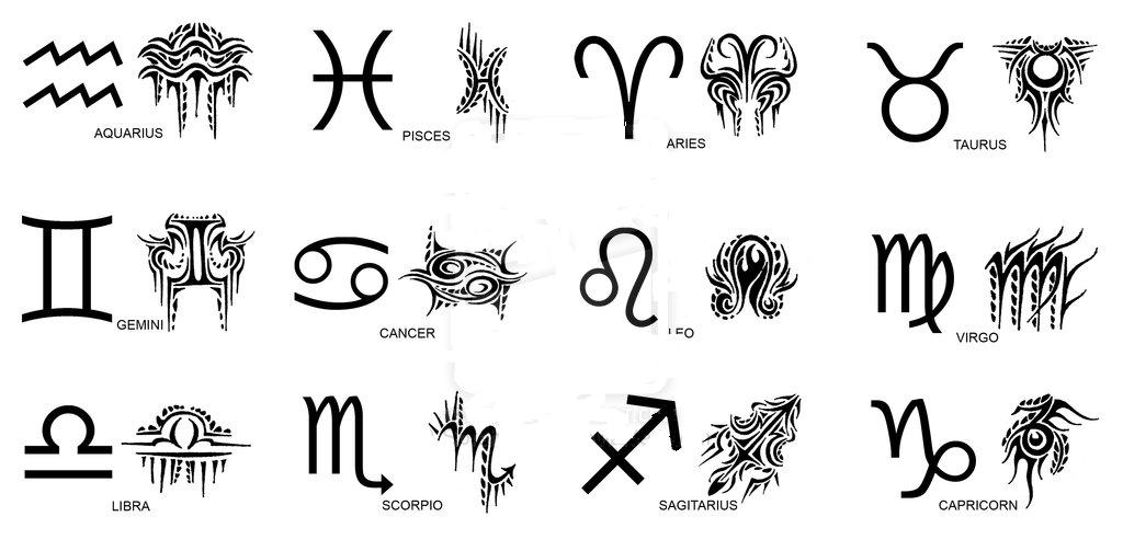 Horoscope Tattoos Art