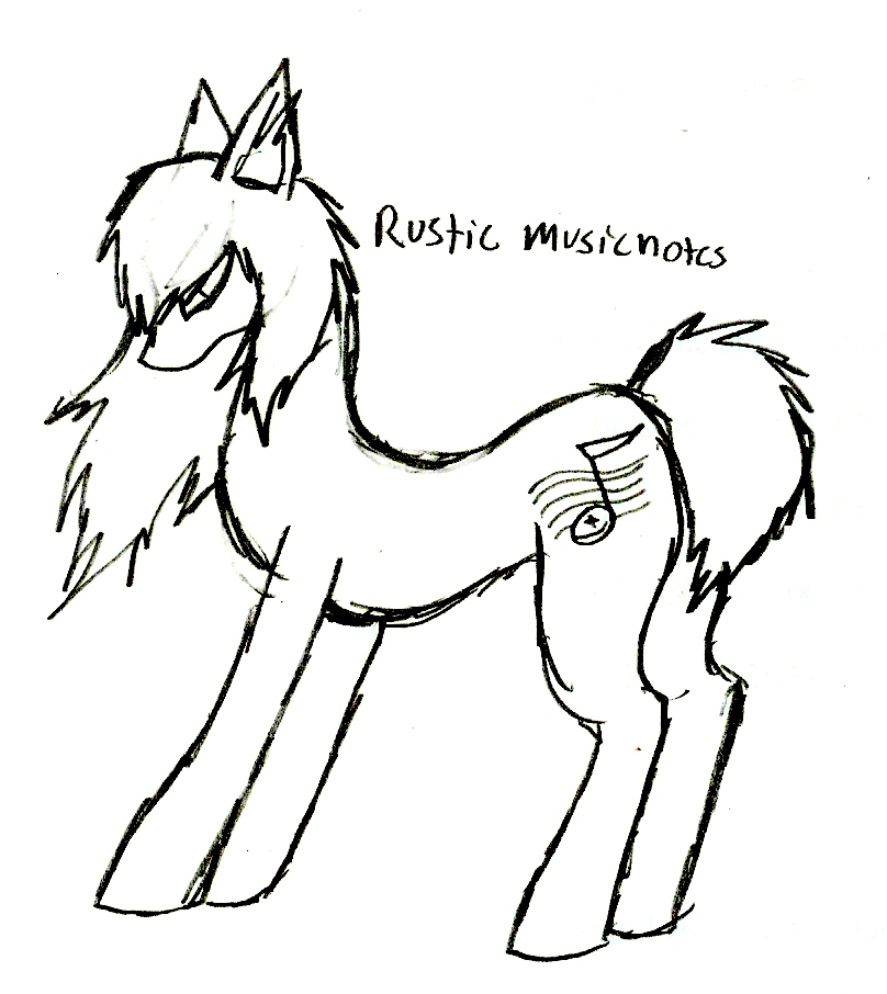 MLP Rustic MusicNotes by ~FuneralDyingheart on deviantART