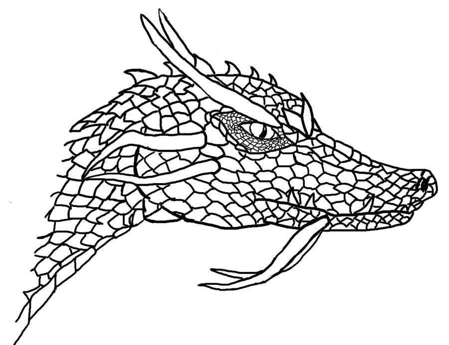 Simple Dragon Head Drawings Images & Pictures - Becuo