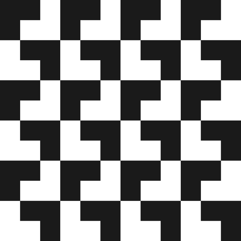 Clipart - tromino tessellation