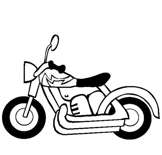 Transportation Motorcycle Coloring Pages - Transportation Coloring ...