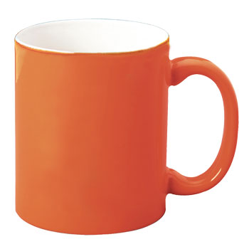 11 oz c-handle coffee mug - orange out [10303] : Splendids ...