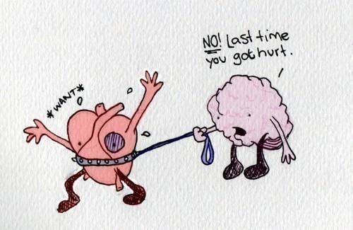 love cute sad cartoon brain Broken heart show-some-lov3 •