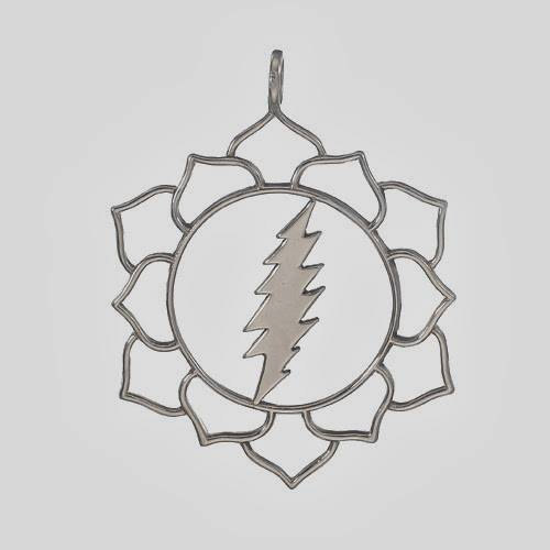Grateful Dead Lotus Flower with 13 Point Lightning by WookNook13