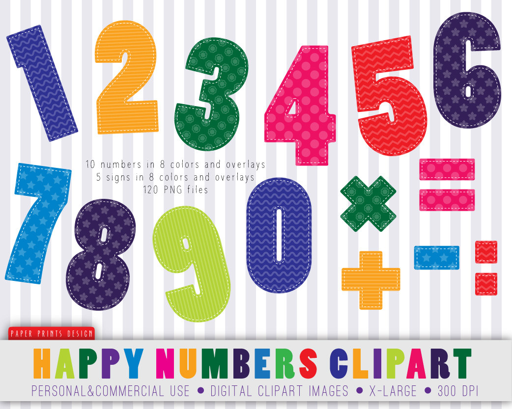free numbers clipart for teachers - photo #47