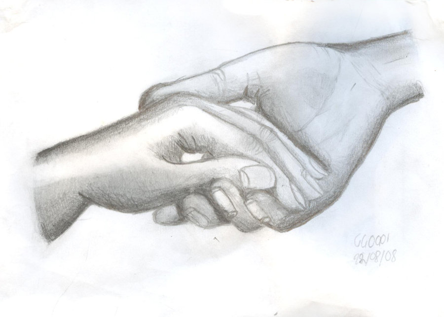 Holding Hands Drawing - Cliparts.co