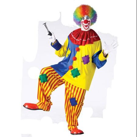 Big Top Clown Funny Circus Joker Adult Halloween Costume - Walmart.com
