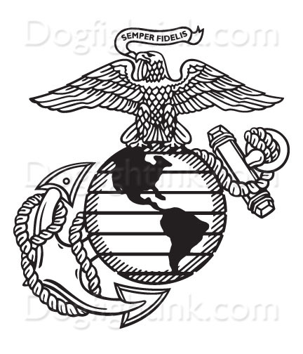 Eagle Globe And Anchor - Cliparts.co