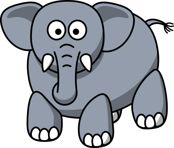 free clip art elephant cartoon - photo #39