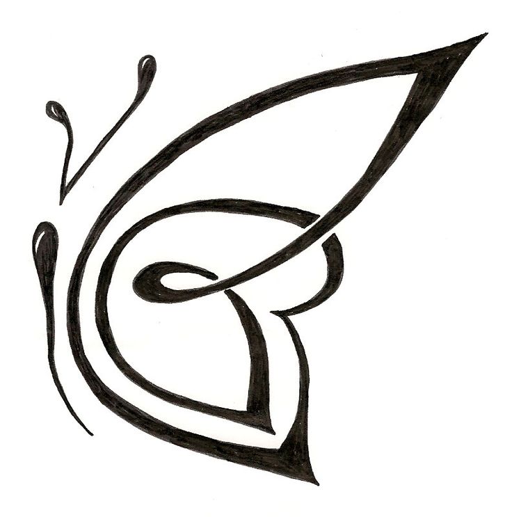 Tribal custom butterfly tattoo design | silver wings studio | Pintere…