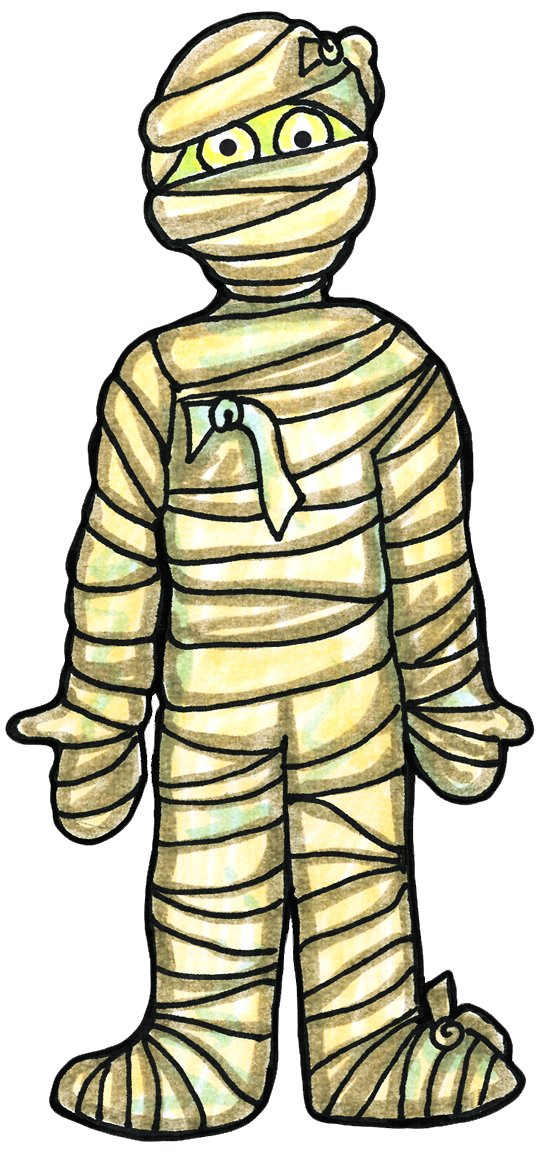 Picture Of A Mummy For Halloween